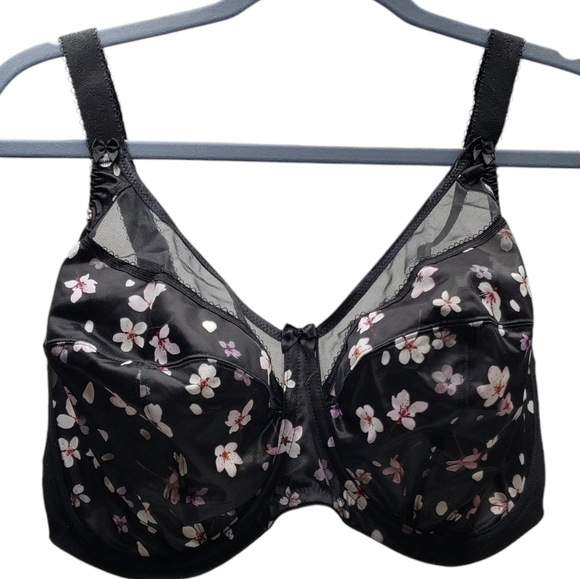 New Goddess Kayla Full Support Floral Bra 38J - Picture 2 of 14